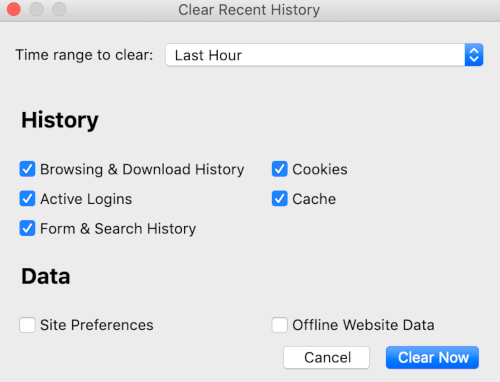 Firefox Clear Recent History Firefox Clear Recent History