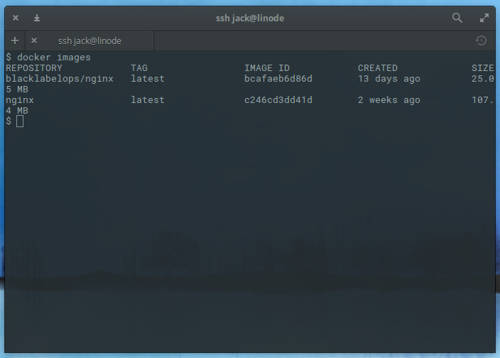 DockerContainerImages DockerContainerImages