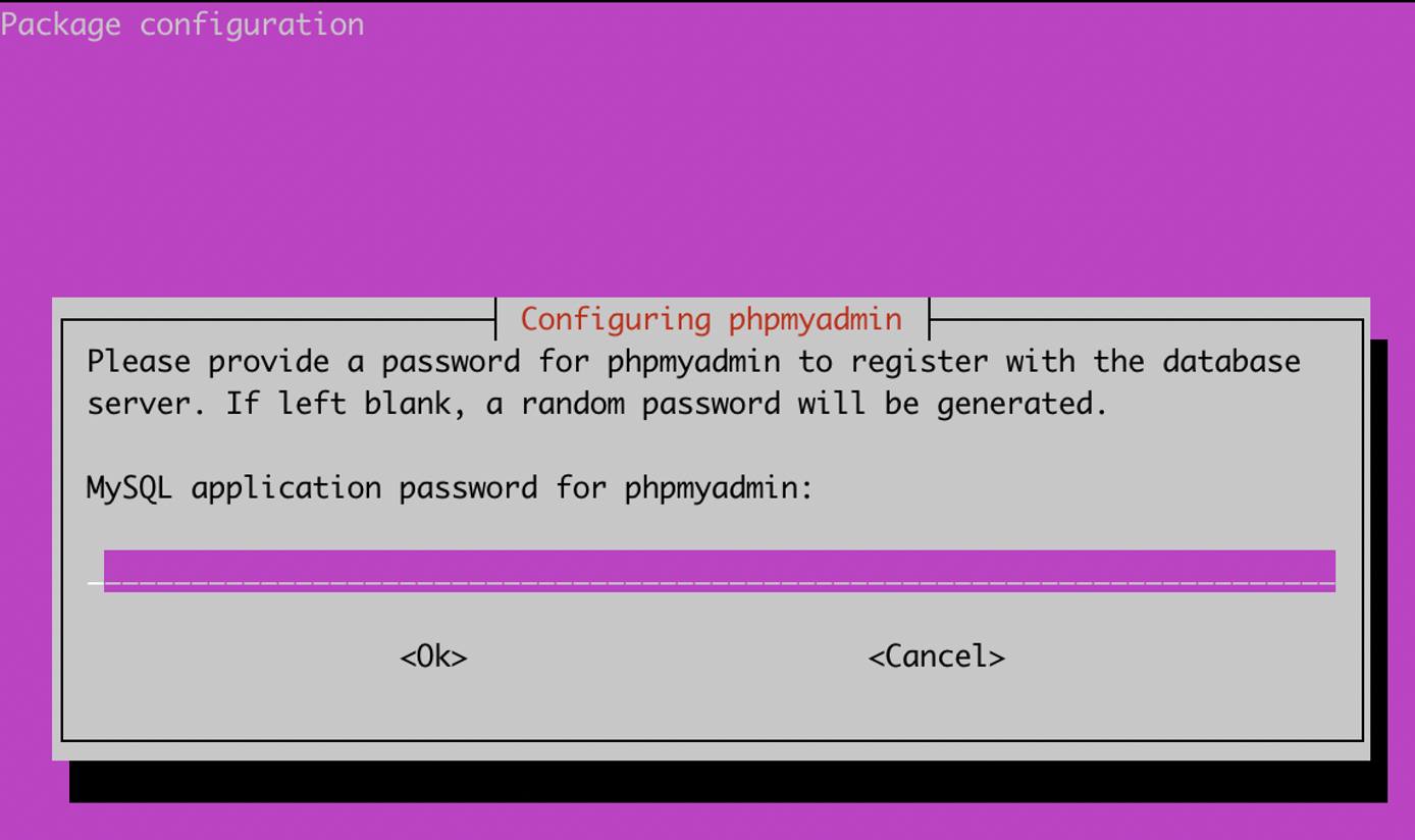 phpMyAdmin password phpMyAdmin password